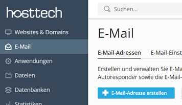 Set up Plesk e-mail address